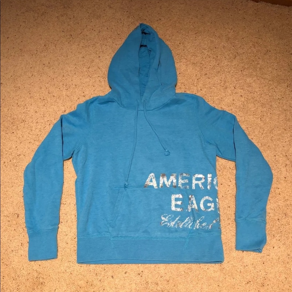 American Eagle Hooded Sweatshirt. Size: M